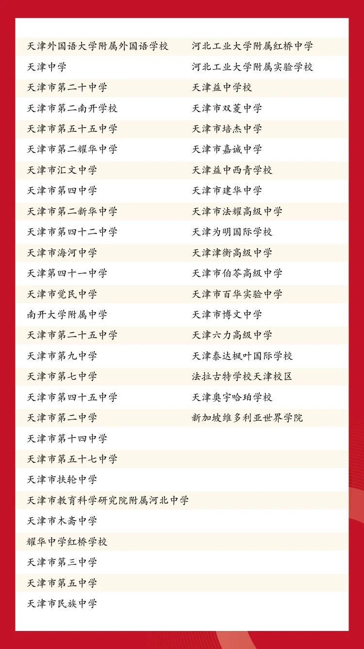 天津市特色高中招生咨询会——2023~2024年度天津首次大型中考学校展会即将举办！